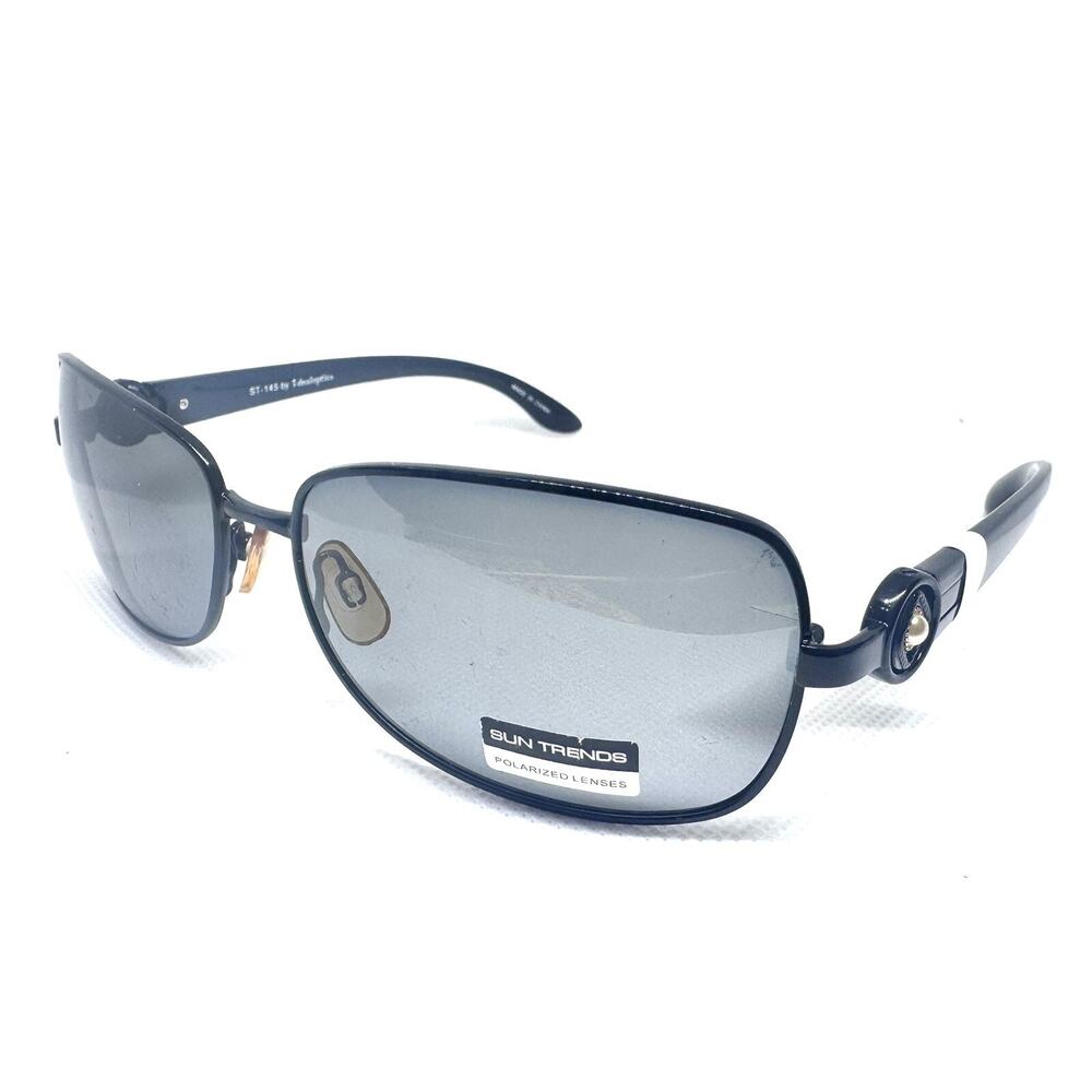 SUN TRENDS ST146 POLARIZED SUNGLASSES BLACK PEARL 61-14-123
